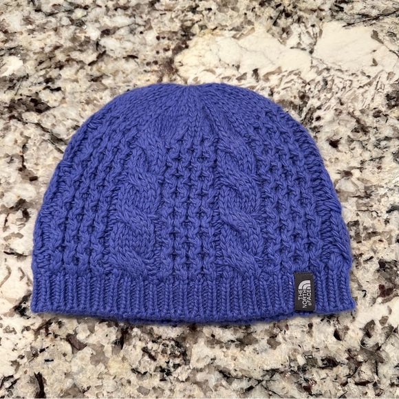 The North Face Accessories - The North Face Purple Knit Winter Hat